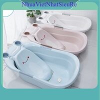 Chậu tắm ếch cho bé hàng Việt Nhật Cao Cấp -Thau tắm cho bé sơ sinh (MS:2203) -Buôn rẻ 01284 Babee