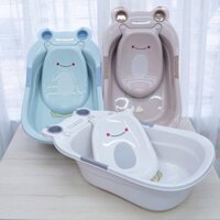 Chậu tắm hình ếch cho bé sơ sinh và trẻ nhỏ có tựa lưng