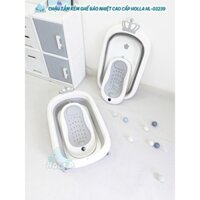 Chậu Tắm Holla Đa Năng - Kèm Ghế Tắm Cho Bé Báo Nhiệt Độ HL 03239