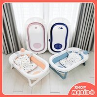 Chậu Tắm Holla Kèm Phao Và Nhiệt Kế Đo Nước Tắm Cho Bé - Shop Mẹ Bí Đỏ