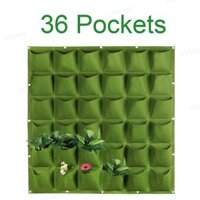 Chậu Treo 36 Túi Dọc Treo Tường Túi Trồng Vải Không Dệt Rau Cây Cảnh Hoa Vườn VNH2