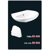 Chậu treo + chân lửng – BS409 + BS502