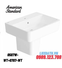 Chậu treo tường chân lửng American Standard 0507W-WT+0707-WT