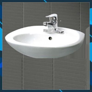 Chậu lavabo treo tường Inax L-284V