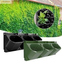 Chậu trồng cây bỏ túi OUSXA, Chậu hoa treo tường trồng cây, Túi trồng cây trong vườn bằng nhựa