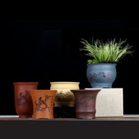 Chậu trồng cây Bonsai, Cây tiểu cảnh mini bằng chất liệu tử sa