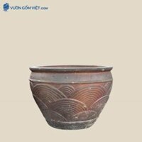 Chậu Trồng Cây Cỡ Lớn, Chậu Decor Công Trình, Sân Vườn 47x57
