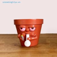 Chậu trồng cây Unewtyu, Chậu cây Mini bằng nhựa nhân tạo, Nồi, Chậu cây độc đáo s, Bàn làm việc, gia đình VN bền bỉ