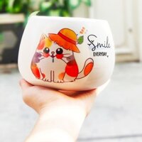 Chậu vẽ theo yêu cầu, Chậu cây mini, Chậu sen đá, Chậu trồng cây, Chậu vẽ