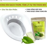 Chậu xông vùng kín , Chậu xông vùng kín âm đạo , Se khít sạch vùng kín , khử mùi âm đạo cho mẹ sau sinh