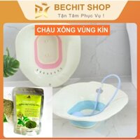 Chậu Xông Vùng Kín Gấp Gọn, Chậu Xông Vệ Sinh Phụ Nữ Tiện Lợi, Chậu Xông Trĩ, Gói Xông Vùng Kín,Gói Xông Trĩ Shop BeChit