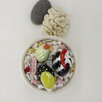 Chậu xương rồng đá 🌵 trang trí bàn làm việc - hình vẽ chibi xinh xắn⭐️