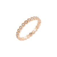 Chaumet Bague Bee My Love Ring Rose Gold Full Pavé