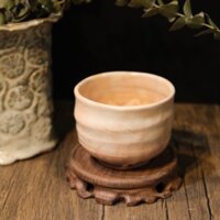 Chawan - Bát đánh matcha mini Hagi triện đáy (LỖI)