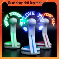 [Chạy chữ theo yêu cầu] Quạt LED tạo chữ để bàn – 5V