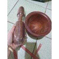 Chày cối gỗ Nghiến sz 16cm