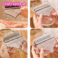 Chayumda Kalimba Ngón Tay Cái Piano, Pentacle 17 Phím Acrylic Pha Lê Ngón Tay Cái Đàn Piano, Quà Tặng Hoa Trong Suốt Ngón Tay Cái Đàn Piano Cho Người Mới Bắt Đầu Nhạc Cụ Bàn Phím