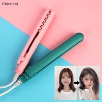 [Chc] Máy uốn tóc Mini lưới 3D Máy uốn tóc lông tơ Sắt gốm ngô Perm Nẹp sắt phẳng Dụng cụ tạo kiểu tóc cầm tay Thợ cắt tóc [VN]