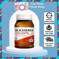 [CHCM] Viên uống bổ sung Canxi Total Calcium & Magnesium + D3 Blackmores, 200 viên