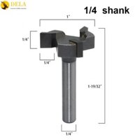 Chế biến gỗ CNC Tấm lướt gió Bộ định tuyến bề mặt Bit T Khe cắm Router Bit Dao phay