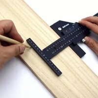 Chế Biến Gỗ Hợp Kim Nhôm Hình Chữ T Thước Scribing Thước Đa Năng Độ Sâu Vernier Thước Đo Thước Caliper Thẻ Kép