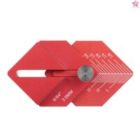 Chế biến gỗ và đo lường, Đánh dấu Viền cho các công cụ bù đắp Công cụ đa dụng cụ mộc CNC-Machined Thước hoàn thiện ngắn