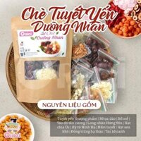 Chè dưỡng nhan Bếp của mẹ ONICI set tuyết yến dùng thử 5 chén - Loại 1