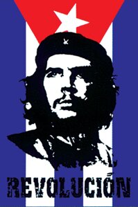 Che Guevara Revolucion Lá Cờ Chính Trị Cách Mạng Người Nổi Tiếng Poster In Tranh Canvas Moive Poster Framedunframed