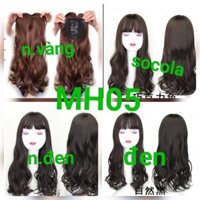 che hói tóc giả mái thưa tóc xoăn dài 45cm ❤️ free ship 50k