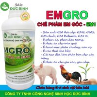 CHẾ PHẨM EM GỐC - EM1 - EMGRO SẢN XUẤT RA CHẾ PHẨM EM THỨ CẤP ( CHAI 1 LÍT)