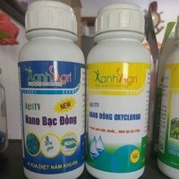 CHẾ PHẨM NANO BẠC ĐỒNG PHÒNG TRỪ NẤM BỆNH Cho hoa, cây ăn quả,, rau màu