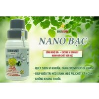 Chế phẩm sinh học Nano bạc đồng đặc trị vi khuẩn Biosun Nano Titan phòng trừ nấm hại 500ml