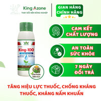 Chế phẩm tăng hoạt tính lưu dẫn, tăng hiệu lực thuốc, chống kháng thuốc, kháng nấm khuẩn King 100