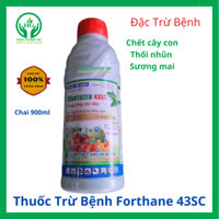 Chế phẩm trừ bệnh Forthane 43SC chai 900ml,Nước xanh thành phần Mancozeb 430g Nông Nghiệp HG