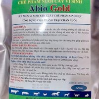 Chế phẩm ủ men tỏi Abio Gold (01kg có 2 túi 500g). ủ tỏi, gừng dùng cho gà, chim bồ câu, lợn, thủy sản
