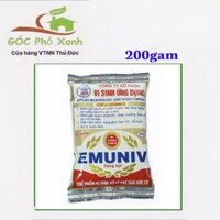 Chế phẩm vi sinh hữu hiệu Emuniv Giúp phân giải nhanh các chất hữu cơ và xác bã động vật gói 200gram