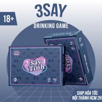 [che tên] Bộ bài drinking game SAY TÌNH Dạo Đầu 3SAY cho cặp đôi hẹn hò 78 lá