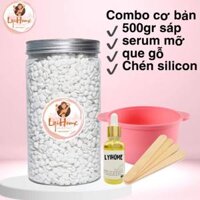 [CHE TÊN] Combo 500gr sáp wax lông Cao Cấp  Lyihome Siêu Bám Lông Chuyên Dùng Cho vùng nách tay chân bikini