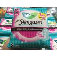 [CHE TÊN KHI GÓI][35k] Combo 8 gói Băng vệ sinh siêu mỏng Laurier Super Slimguard 25cm 8 miếng