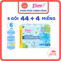 [CHE TÊN SP] [BVS DIANA HN COOL FRESH] Bộ 6 Gói 40 Miếng Băng Vệ Sinh Diana Hàng Ngày Sensi Cool Fresh - TIEMNHACHUN