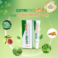 Che tên SP-   COTRIPRO Gel 25g, Co Búi Trĩ, Ngừa Táo Bón, Bền Vững Thành Mạch, Giúp Làm Dịu Mát Và Săn Se Da, Tuýp 25G