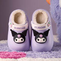 Cheerful Mario dép bông cho bé Sanrio Cinnamoroll Trong Nhà Kuromi Chống Thấm Nước Chống Trơn Trượt Siêu Nhẹ Và Mềm Mại sục lót lông Cho Bé Gái