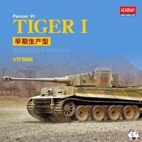 Cheetos Model Edmei Lắp Ráp Xe Ô Tô 13422 TIGER-I TIGER Xe Tăng Hạng Nặng Loại Đầu 1 / 72