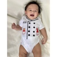 Chef Baby ONESIE UNISEX Quần áo trẻ sơ sinh MDFA