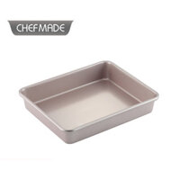 Chefmade WK9409 Champagne Gold 37cm Chảo Nướng Sâu Hình Chữ Nhật Chống Dính Bán Buôn Nướng Bánh Cầu Vồng Chống Dính Khuôn