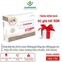 Chela Calcium, Canxi cho bà bầu, giúp hấp thu Vitamin D3 cho phụ nữ trước và sau sinh, chống loãng xương ở người già