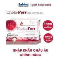Chela-Ferr Bio-complex (Olimp Labs)[Chính hãng] 14mg sắt Ferrochel, 200mcg Axit Folic, 1 hộp 30 viên