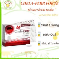 Chela-Ferr® Forte –Viên sắt cho bà bầu hỗ trợ bổ sung và dễ hấp thu sắt.cải thiện thiếu máu do thiếu sắt