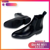 Chelsea boot giày da nam cao cổ - kiểu dáng cao bồi - tăng chiều cao khi sử dụng - Ngọc Như Store