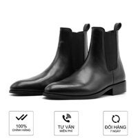 Chelsea boot nam da xít đế cao su khâu may cẩn thận